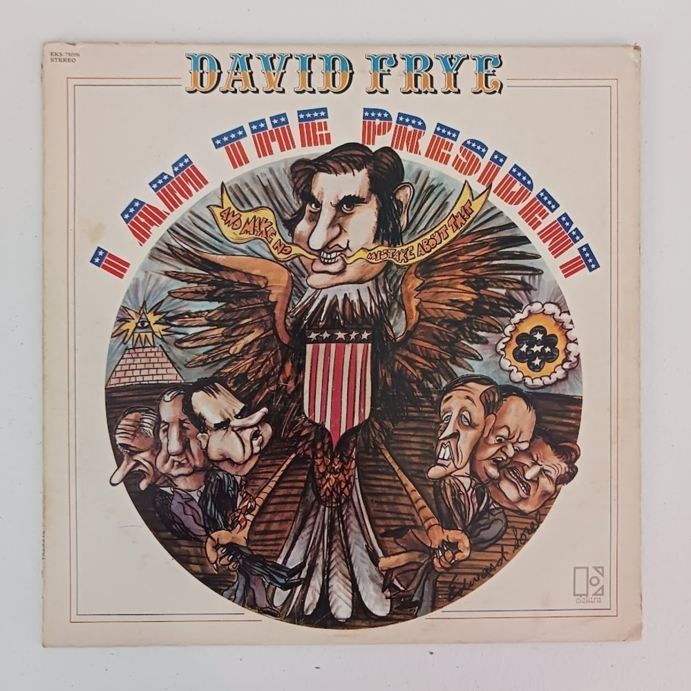 Vinyl Record 78 RPM David Frye "I Am The President" Comedy 1969 Release Date